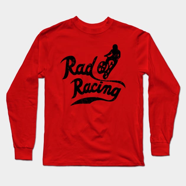 Rad Racing-Distressed Long Sleeve T-Shirt by salomina